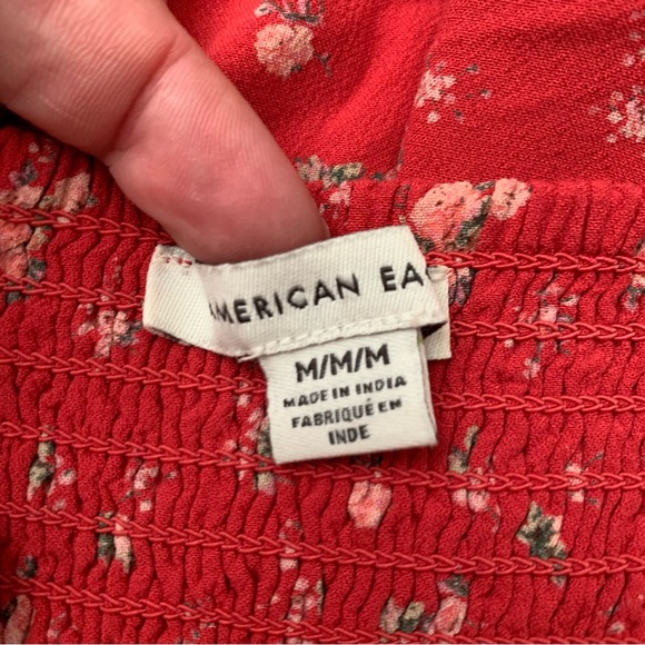 American Eagle Red Swing Dress - Picture 8 of 8